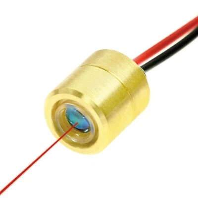 Mini Dot Size Red Laser Module VLM-635-63 LPO-100, Class 1 Eye-Safe, laser do...
