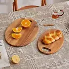 Exquisite Wooden Chopping Blocks Hangable Bread Plate Cheese Board Home