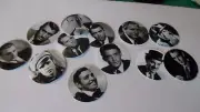 Pre Cut One Inch Bottle Cap Images OLD HOLLYWOOD ACTOR Free Ship
