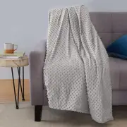 Amazon Basics Weighted Blanket Minky Duvet Cover Duvet Cover 20lb, 48x72" Grey