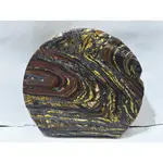 帶狀鐵岩 BANDED IRON FORMATION(鐵虎眼)#3~地球古老的沉積岩，來自26億年前的太古宙鐵岩