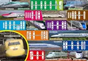 60 Piece Puzzle for Children Let's Learn the Eki of Shinkansen! [Child Puzz