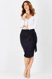 Belle Tie Front Skirt--BLB-150