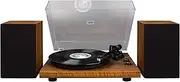 Crosley C62 Shelf System Turntable, Walnut