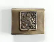CZECH ARMY WW2 ERA REPRO EQUIPMENT BELT BUCKLE