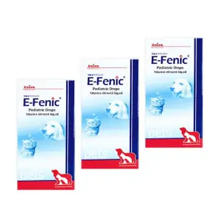 【Union】益補血 E-Fenic 寵物營養補充鐵劑30mL-3入組(B群/鐵劑/寵物營養品)