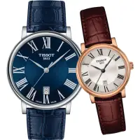 在飛比找momo購物網優惠-【TISSOT天梭 官方授權】TISSOT CARSON 無