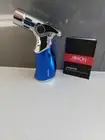 Jobon 4 Flame Jet Torch Lighter Windproof Refillable powerful Blow torch Blue