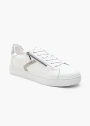 [Taking Shape] Taking Shape Orthotic Bling Side Zip Sneaker Size 37 in White - Women's Shoes White