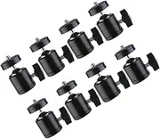 Kisangel 8pcs Camera Tripod Ball Heads Rotation Mount Adapters for Photography Durable Lightweight Easy Installation Compatible with Standard Tripods