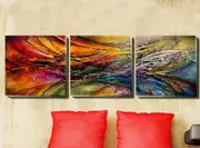 Set Of 3 Abstract Pattern Stretched Canvas Prints