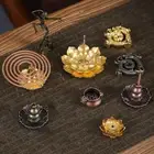Incense Burner Coil Holder Plate Burner Lotus Rack Catcher Plate Incense Dec ZC