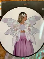 New Mythical Glitter Wings - Fairy - Butterfly - Light Up - Costume Accessories
