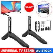 Cabinet TV Bracket Table Top Legs Mount Stand LED LCD Plasma TV for 32''-65''