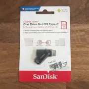SanDisk Ultra 256GB Dual Drive Go USB Type-C Flash Drive (SDDDC3-256G-A46) NEW