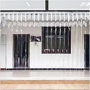 Plastic Vinyl PVC Strip Door Curtain, PVC Curtain Plastic Strip Door Curtain, for Warehouse Supermarket Factory Garage Toilet Stairs for Catering and Cold Rooms.