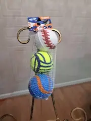 Nerf Dog Tennis Ball Dog Toy with Interactive Squeaker, Lightweight, Durable