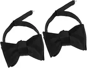 [OATIPHO] Boys Bowtie Men Bow Tie Set Self Tie Bowtie for Men Formal Business Ties Present for Men