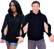 [Jayour] Dialysis Sweatshirts with Arm Zipper Design Port Access | Soft & Durable Fabric to Keep You Warm for Dialysis
