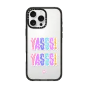 iPhone 16 Pro Max Impact Case Yass Colorful Typography