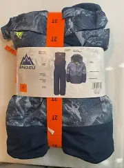 Snozu Kid's 2-Piece Snowsuit Jacket and Bib Pant 2T