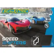 NEW Scalextric Speed Shifters Rasio C-20 vs Rasio 1/32 Slot Car Set FREE US SHIP