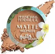 Physicians Formula, Matte Monoi Butter Bronzer, Long-Lasting Bronzing Powder with Monoi Butter, Murumuru Butter, Cupuaçu Butter, Tucuma Butter, Essential Fatty Acids - Provitamins, Matte Bronzer