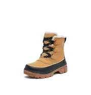 SOREL Women's Tivoli V Waterproof Insulated Winter Boots, Curry/Black, 8 US