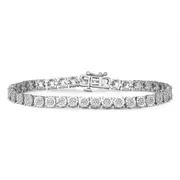 Tennis Bracelet with 1/2ct of Diamonds in Sterling Silver