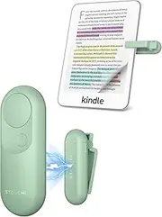 Stouchi Kindle Page Turner Remote Control Green RF Ereader Clicker Paperwhite Accessories Reading Comics Novels Ebook Wrist Strap Compatible with Kindle Paperwhite Oasis Kobo E-Reader Tablets i Pad