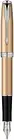 Parker Sonnet Fountain Pen Rose Gold 18Kt Gold Medium Pt New In Box 1795177