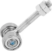 CANIGHT Sliding Door Hanging Wheel Window Bearing Rollers Roller Pulley Replacement Roller Trolley Double Bearing Sliding Door Roller Two Wheels Bearing Trolley Assembly Patio Door Roller