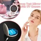 Compact Mirror Sunscreen Test Handheld Mini Smart Mirror UV Camera' with V2W6