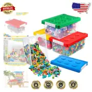 Colorful Brick-Shaped Toy Storage Bins – Stackable & Versatile Organizer