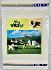 NOS Bernat The Whiffits Wee Willie St. Bernard Latch Hook Kit 3D 1978 T8701