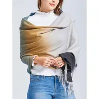 在飛比找ETMall東森購物網優惠-阿爾巴斯cashmere潮流女秋冬圍巾