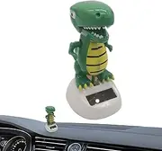 Solar Car Dashboard Bobble Toy - Auto Swinging Ornament for Vehicle Decor | Cute Rocking Figure Powered by Sunlight, Fun Motion Toy for Desk Display or Car Dashboard, No Battery Needed, Light Activate