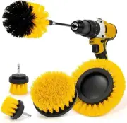 AstroAI Drill Brush Attachment Set 6 Pack Power Scrubber Cleaning Kit for House