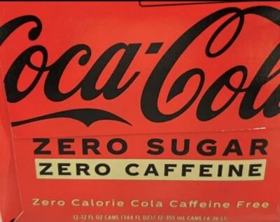 Coke Zero Sugar Caffeine Free Soda 12 pack Coca Cola