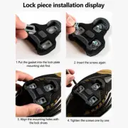 Bike Cleats For Road Bicycle Pedals Self-locking Cycling Shoes Cleats Pedal Clip