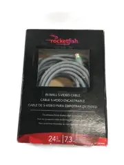 New Rocketfish RF-G1206 In-Wall S-Video Cable (24FT/ 7.3M)
