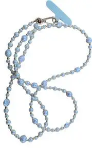 Gold Pearl Crossbody Phone Strap