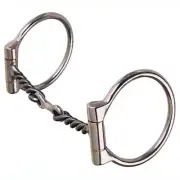 REINSMAN 223 Offset 3" Dee Cheeks & 5" Mouth Stage A 3-Piece Twisted Snaffle Bit