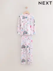 Pink Christmas Scene Christmas 100% Cotton Pyjamas 1 Pack (9mths-16yrs) (E23811) | $28 - $44