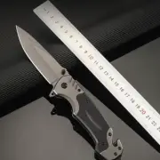 Stainless Steel High Hardness Outdoor Folding Knife Camping Carry Mini Survival
