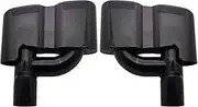 Modified Exhaust Tip W211 Is Suitable For 2008-2013 Compatible For Benz S-Class Stainless Steel Four-outlet Tail Throat(Black titanium)