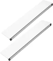jojofuny 2pcs Acrylic Monitor Memo Board Note Holder for Office Desk Accessories Self Stick Note Holders Reusable Adhesive Reminder Board for Computer Screen Cute Office Organization