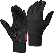 [Generic] Touchscreen Cycling Gloves,Touchscreen Thermal Cycling Gloves - Windproof Cuffs Design Running Driving Finger Mitten