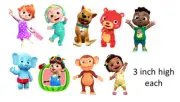 COCOMELON cake topper set