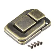 Toggle Latch, 48mm Bronze Decorative Hasp Jewelry Wooden Box Catch 4 pcs